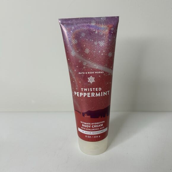 Bath & Body Works Body Cream Christmas Scent Lot Of 5 Peppermint Vanilla Holiday - Picture 7 of 7